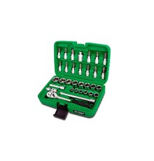 Набор головок и бит 45предм. 3/8" 6гр. TOPTUL (GCAI4501)