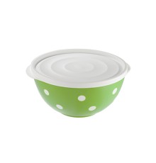 Салатник двухцветный с крышкой "Marusya" 1,4 л , луговой, BEROSSI