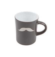Кружка керамическая, 240 мл, серия Bigote, темно-серая, PERFECTO LINEA