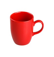 Кружка керамическая, 300 мл, серия Бодрум, красная, PERFECTO LINEA