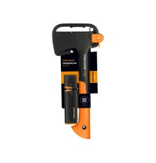 Топор универсальный X7 FISKARS + точилка (комплект)