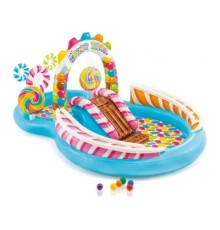 Надувной игровой центр Территория сладостей, 295х191х130 см, INTEX