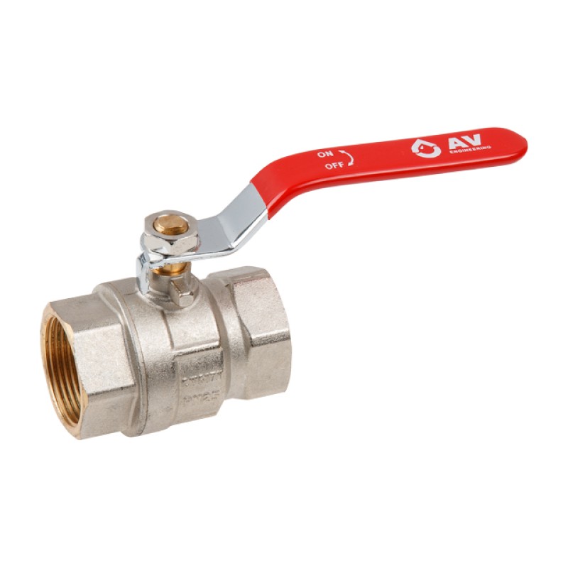 Кран шаровый 1 1/4" вн.-вн. ручка PN25, AV Engineering Кран шаровый 1 1/4" вн.-вн. ручка PN25, AV Engineering