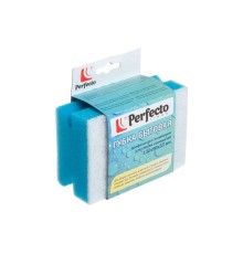 Губка бытовая для уборки помещ, профилир, 130х90х55 мм, PERFECTO LINEA