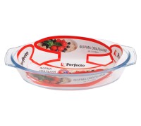 Форма из жаропрочного стекла, 0.7 л, овальная, 236х130х53 мм, PERFECTO LINEA
