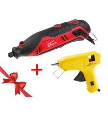 Гравер электрический WORTEX MG 3214 E в чем. + аксессуары + АКЦИЯ!