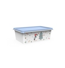 Емкость Christmas 4 л, васильковый, BEROSSI