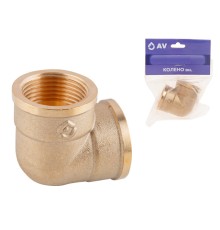 Колено 3/4" вн.-вн., AV Engineering (инд. упак.)
