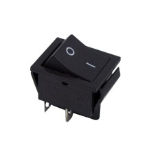 Выключатель клавишный 250V 15А (4с) ON-OFF черный (RWB-501, SC-767) REXANT