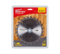 Диск пильный 210х30 мм 24 зуб. по дереву WORTEX