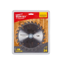 Диск пильный 210х30 мм 24 зуб. по дереву WORTEX