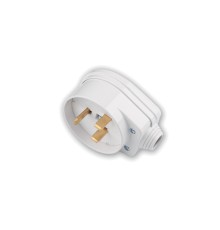 Вилка к электроплите (с/з, 32А, 250В) белая, Bylectrica