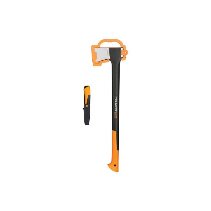 Топор-колун X21 FISKARS + нож универсальный (комплект)