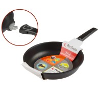 Сковорода ф 26х6.0 см, алюм., антиприг. покр., серия Expert Grip Induction, PERFECTO LINEA