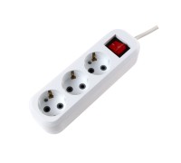 Удлинитель 5м (3 роз., 2.2кВт, с/з, выкл., ПВС 3х0,75) Пересвет