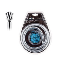 Шланг душевой, SUS/EPDM, 1/2" г-г 150 см, хром, a-five