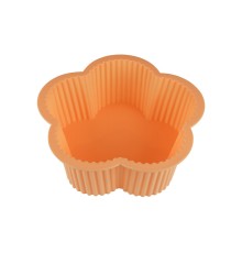 Форма для выпечки, силиконовая, цветок, 21 х 16.5 х 8 см, персиковая, PERFECTO LINEA