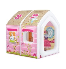 Надувной игровой центр Домик принцессы, 124х109х122 см, INTEX