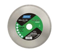 Алмазный круг 125х22.2 мм по керамике сплошн. VULCAN TILE NORTON