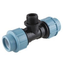 Тройник ПЭ 20 х 3/4" нар., AV Engineering