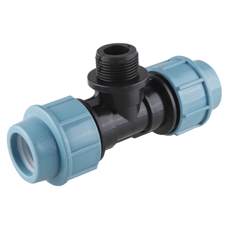 Тройник ПЭ 20 х 3/4" нар., AV Engineering Тройник ПЭ 20 х 3/4" нар., AV Engineering
