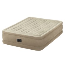 Надувная кровать Queen Ultra Plush (Квин Ультра Плаш), 152х203х46 см, встр. электрич. насос, INTEX