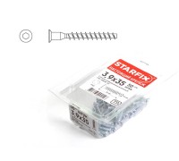Конфирмат 5.0х50 мм с внутр. шестигр. (60 шт в пласт. конт.) STARFIX