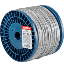 Трос стальной, оцинк. М2.5 DIN 3055 (бухта 200 м) STARFIX