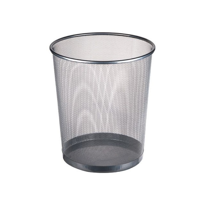 Корзина для бумаг, 29.5х24х33.5, серая, REDONDA, PERFECTO LINEA Корзина для бумаг, 29.5х24х33.5, серая, REDONDA, PERFECTO LINEA
