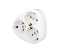 Разветвитель 3-местный (с/з, 16А, 250В) BYLECTRICA