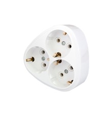 Разветвитель 3-местный (с/з, 16А, 250В) BYLECTRICA
