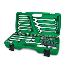 Набор головок и ключей 42предм. 1/2" 6гр. TOPTUL (GCAI4201)