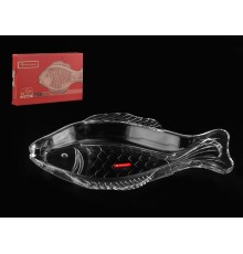 Блюдо стеклянное, овальное, 370х220 мм, Рыба (Fish), NORITAZEH