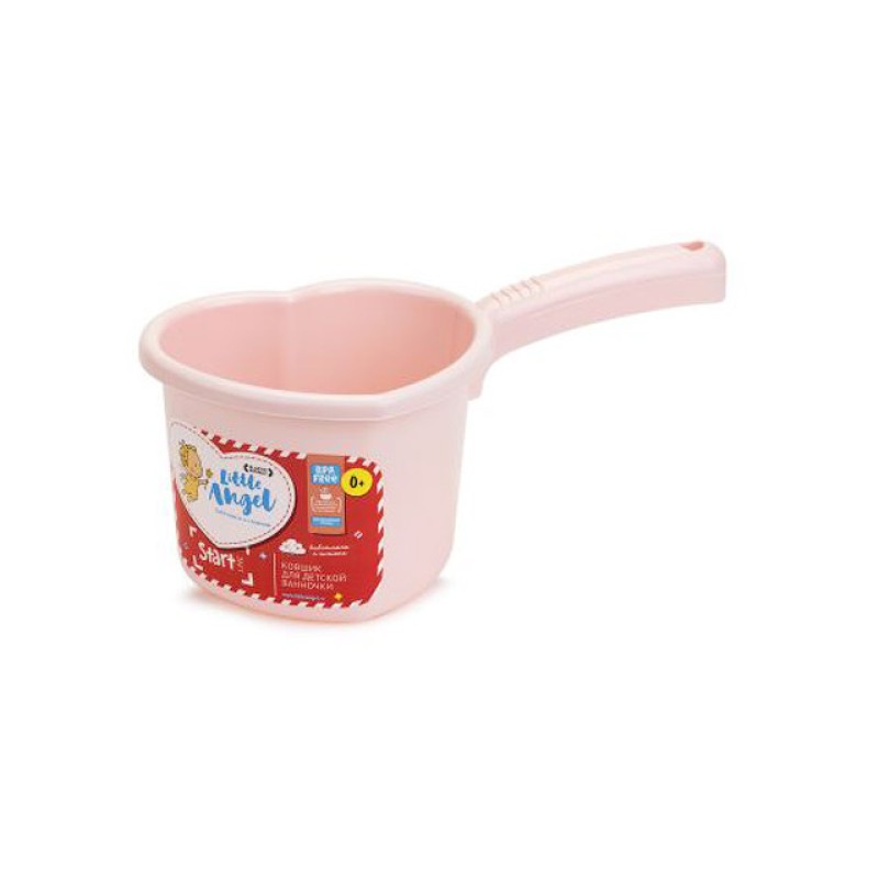 Ковшик для детской ванночки Lalababy Follow Me, 1,5 л, розовый пастельный, LITTLE ANGEL Ковшик для детской ванночки Lalababy Follow Me, 1,5 л, розовый пастельный, LITTLE ANGEL