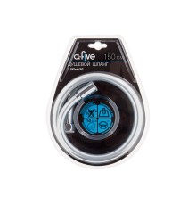 Шланг душевой, PVC, 1/2" г-г 150 см, серебро, a-five