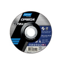 Круг отрезной 125х4.0x22.2 мм для нерж, металла OMEGA NORTON