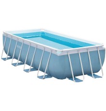 Каркасный бассейн Prism Frame, прямоугольный, 300х175х80 см + фильтр-насос 220 В, лестница, INTEX