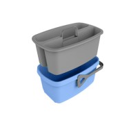 Ведро с емкостью для переноски Smart, васильковый, BEROSSI