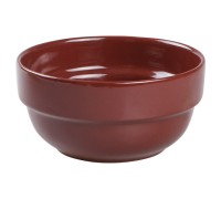 Салатник керамический, 145 мм, круглый, серия Денизли, шоколад, PERFECTO LINEA