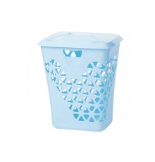 Корзина для белья ВЕНЕЦИЯ 60л (голубой) IDEA