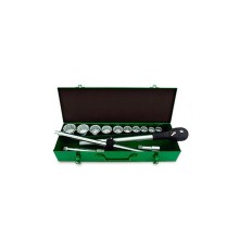 Набор головок 3/4" 22-50мм 14предм. 12гр. металл. кейс TOPTUL (GCAD1406)