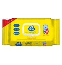 Салфетки влажные детские с ароматом Ромашка, с клапаном, 90 шт., ПапаМама