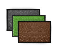Коврик придверный рельефный, Grass, 60х90 см, VORTEX