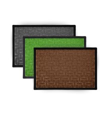 Коврик придверный рельефный, Grass, 60х90 см, VORTEX