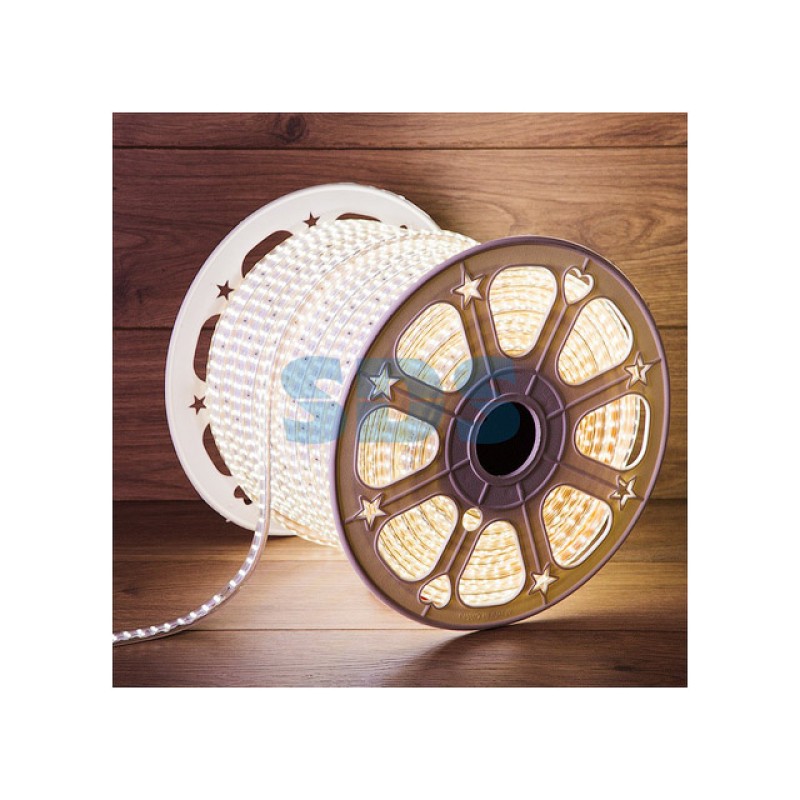 LED лента 220 В, 6.5x17 мм, IP67, SMD 2835, 180 LED/m, цвет свечения белый, 100 м LED лента 220 В, 6.5x17 мм, IP67, SMD 2835, 180 LED/m, цвет свечения белый, 100 м