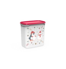 Контейнер Christmas, 1,5 л, роза, BEROSSI