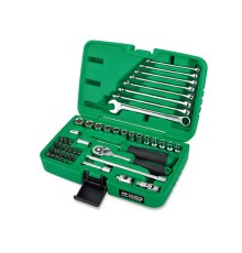 Набор головок и ключей 49 предм. 1/4" 12гр. TOPTUL (GCAI4902)