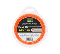 Леска ф 3.0 мм х 15 м кругл. сеч. DUAL-CUT STARTUL GARDEN