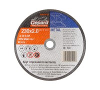 Круг отрезной 230х1.6x22.2 мм для металла GEPARD