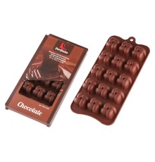 Форма силиконовая, прямоугольная на 15 элементов, 21 х 10.5 х 2 см, PERFECTO LINEA